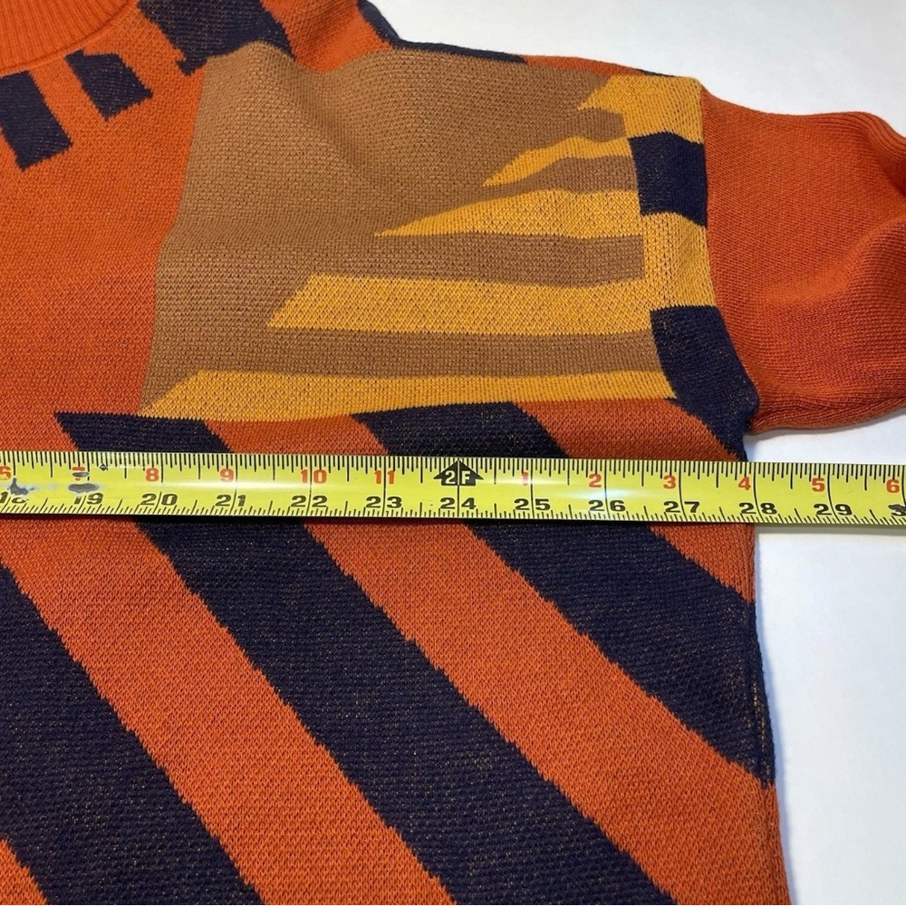 SKFK Karle Organic Cotton Geometric Print Knit Sweater Size 12 Bohemian - Picture 5 of 11